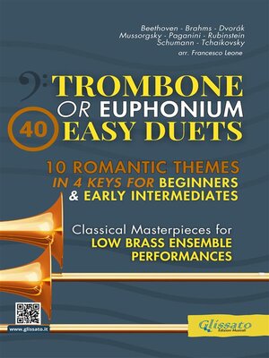 cover image of 40 Easy Duets for Trombone or Euphonium (Bass Clef)